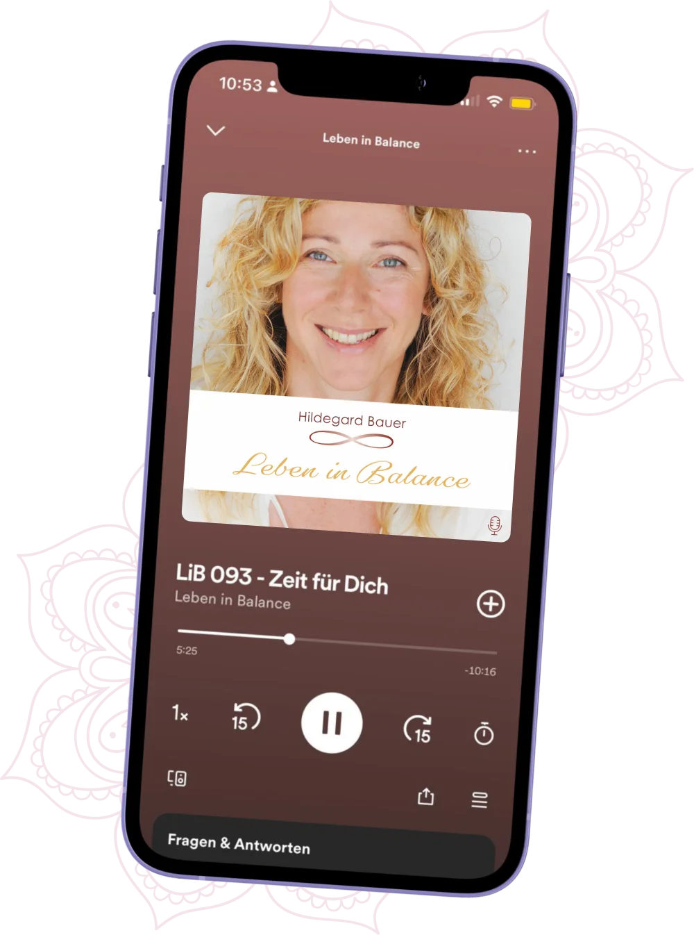 leben in balance podcast mockupphone